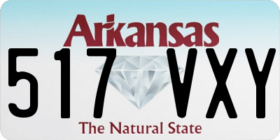 AR license plate 517VXY