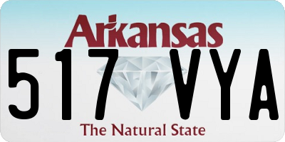 AR license plate 517VYA