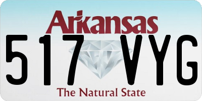 AR license plate 517VYG
