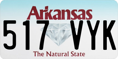 AR license plate 517VYK