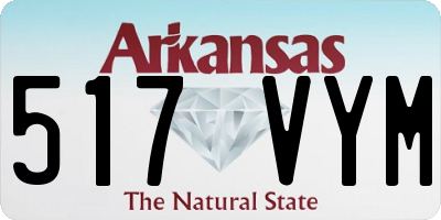 AR license plate 517VYM