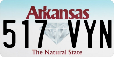 AR license plate 517VYN