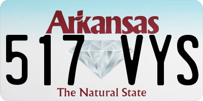 AR license plate 517VYS