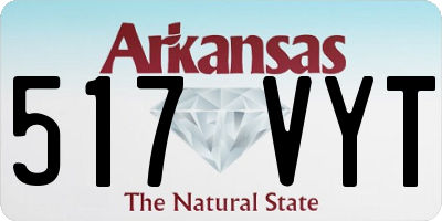 AR license plate 517VYT