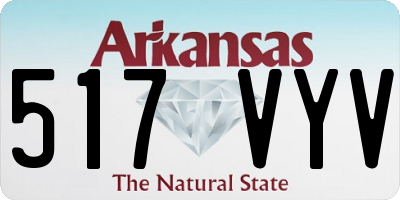 AR license plate 517VYV