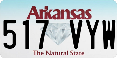 AR license plate 517VYW