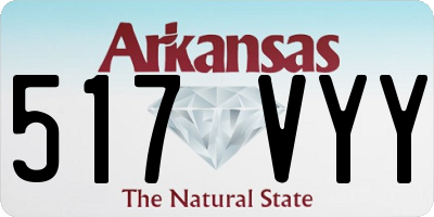 AR license plate 517VYY