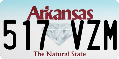 AR license plate 517VZM