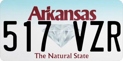 AR license plate 517VZR