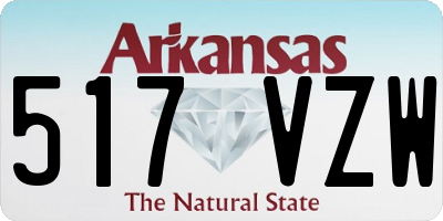 AR license plate 517VZW