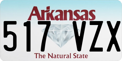 AR license plate 517VZX