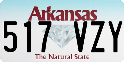 AR license plate 517VZY