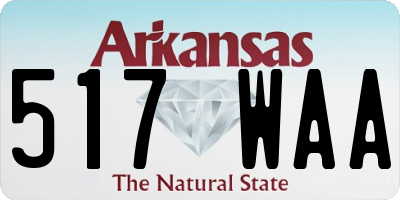 AR license plate 517WAA