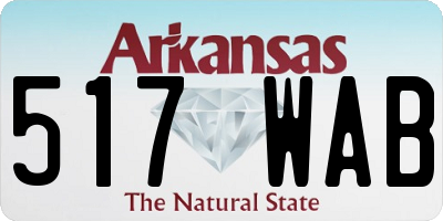 AR license plate 517WAB