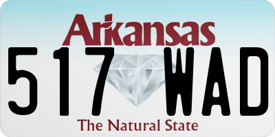 AR license plate 517WAD