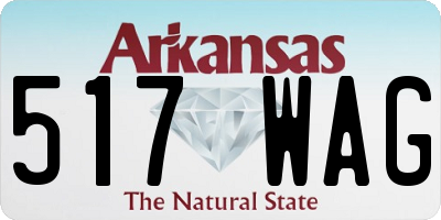 AR license plate 517WAG