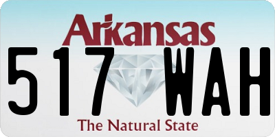 AR license plate 517WAH