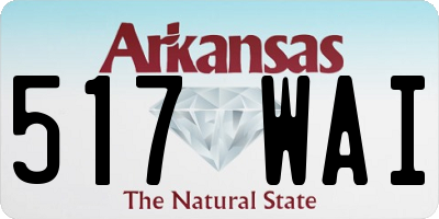 AR license plate 517WAI