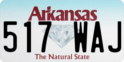 AR license plate 517WAJ