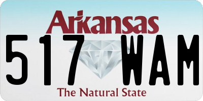 AR license plate 517WAM