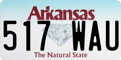 AR license plate 517WAU