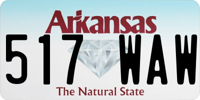 AR license plate 517WAW