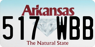AR license plate 517WBB