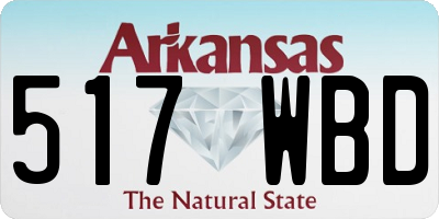 AR license plate 517WBD
