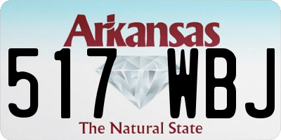 AR license plate 517WBJ