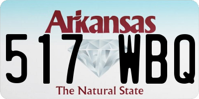 AR license plate 517WBQ