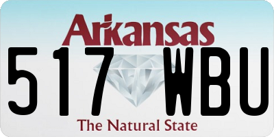 AR license plate 517WBU