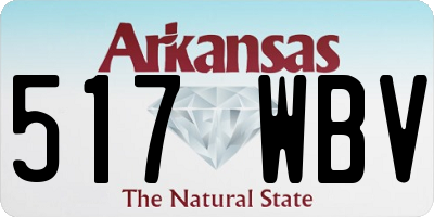 AR license plate 517WBV