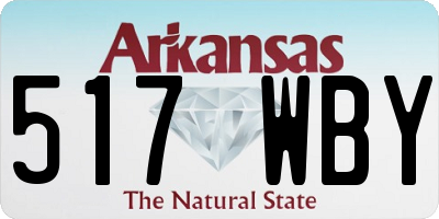 AR license plate 517WBY