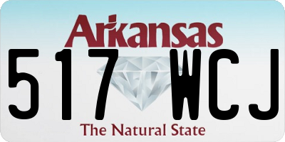 AR license plate 517WCJ