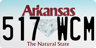 AR license plate 517WCM