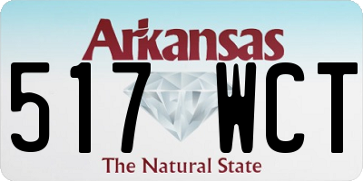 AR license plate 517WCT