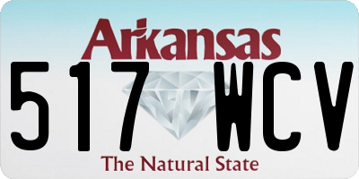 AR license plate 517WCV