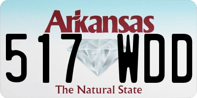 AR license plate 517WDD