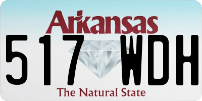 AR license plate 517WDH