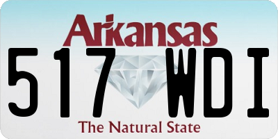 AR license plate 517WDI
