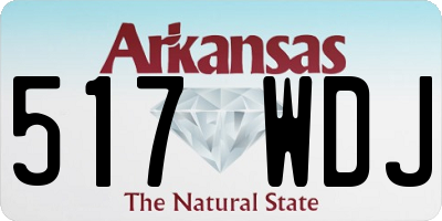 AR license plate 517WDJ
