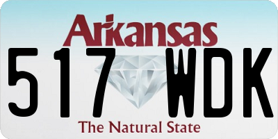 AR license plate 517WDK