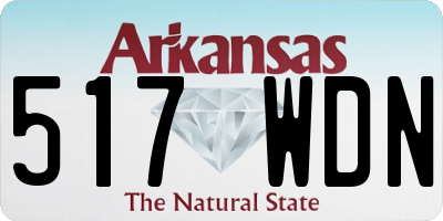 AR license plate 517WDN