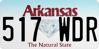 AR license plate 517WDR