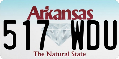 AR license plate 517WDU