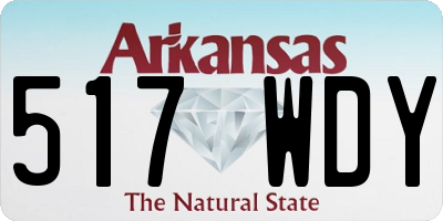 AR license plate 517WDY