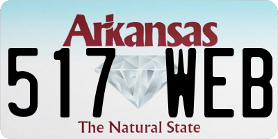 AR license plate 517WEB
