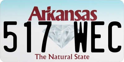 AR license plate 517WEC