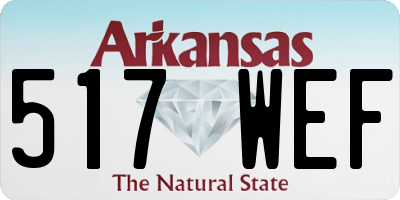 AR license plate 517WEF