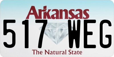 AR license plate 517WEG